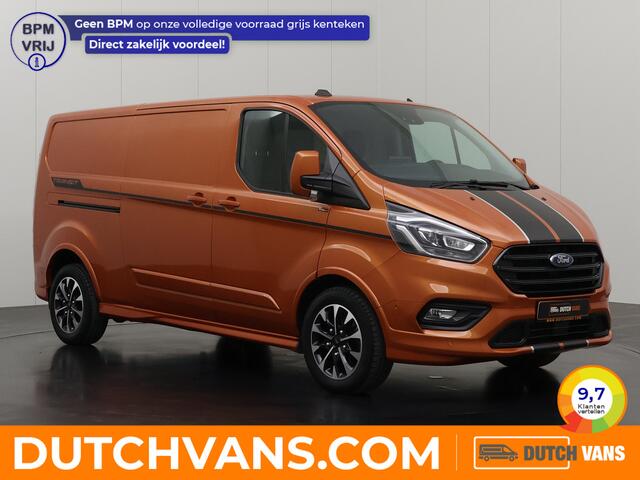 Ford TRANSIT CUSTOM 2.0TDCi 185PK Automaat Lang | Leder | Led | Trekhaak | Multimedia | Airco | Cruise