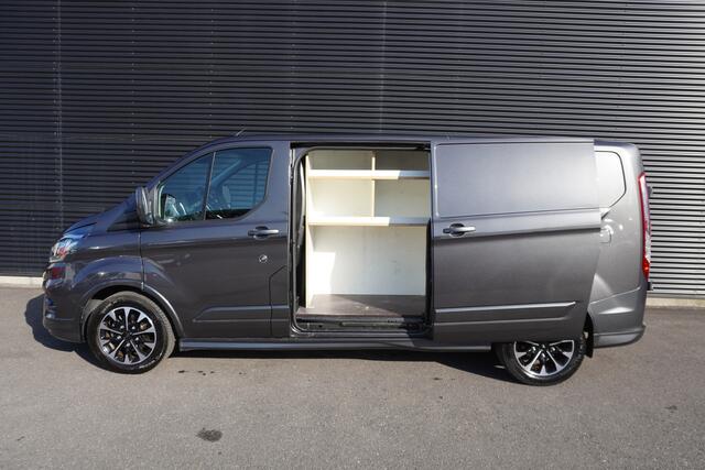 Ford TRANSIT CUSTOM 320 185pk Automaat L2H1 Sport Raptor 2x Schuifdeur Apple Carplay Trekhaak Lederen bekleding Parkeersensoren