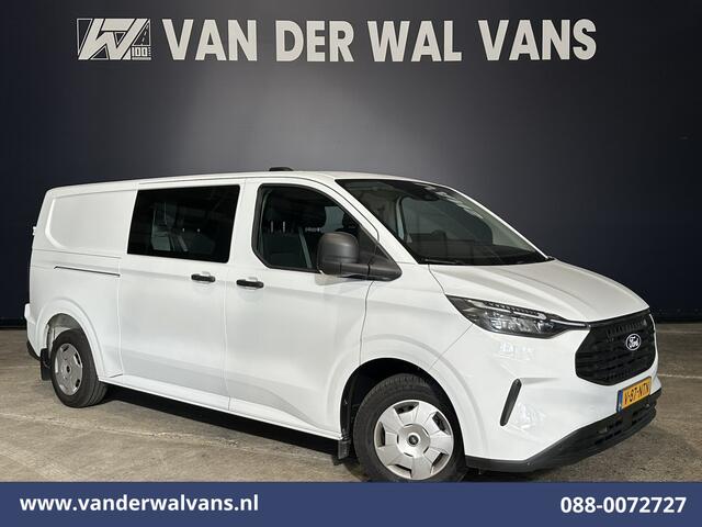 Ford TRANSIT CUSTOM 2.0 TDCI 136pk L2H1 Dubbele Cabine Euro6 Airco | 6-Zits | Camera | Apple Carplay | Cruisecontrol | LED Android Auto, Parkeersensoren, Verwarmde voorruit, Bijrijdersbank, 2800kg trekvermogen
