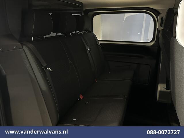 Ford TRANSIT CUSTOM 2.0 TDCI 136pk L2H1 Dubbele Cabine Euro6 Airco | 6-Zits | Camera | Apple Carplay | Cruisecontrol | LED Android Auto, Parkeersensoren, Verwarmde voorruit, Bijrijdersbank, 2800kg trekvermogen