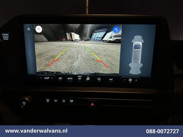 Ford TRANSIT CUSTOM 2.0 TDCI 136pk L2H1 Dubbele Cabine Euro6 Airco | 6-Zits | Camera | Apple Carplay | Cruisecontrol | LED Android Auto, Parkeersensoren, Verwarmde voorruit, Bijrijdersbank, 2800kg trekvermogen