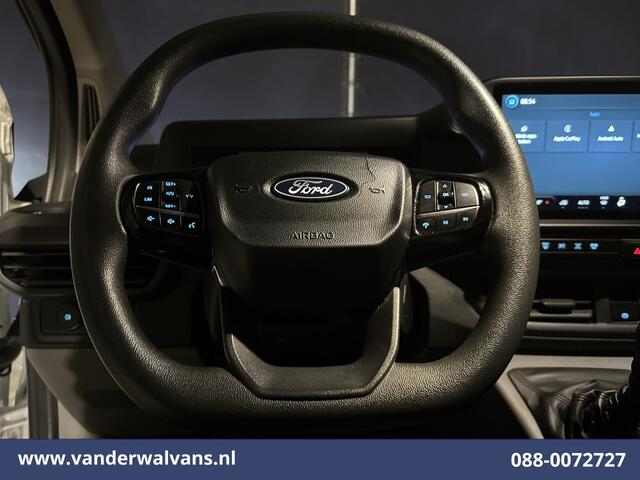 Ford TRANSIT CUSTOM 2.0 TDCI 136pk L2H1 Dubbele Cabine Euro6 Airco | 6-Zits | Camera | Apple Carplay | Cruisecontrol | LED Android Auto, Parkeersensoren, Verwarmde voorruit, Bijrijdersbank, 2800kg trekvermogen