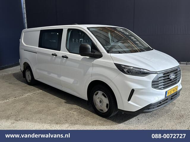 Ford TRANSIT CUSTOM 2.0 TDCI 136pk L2H1 Dubbele Cabine Euro6 Airco | 6-Zits | Camera | Apple Carplay | Cruisecontrol | LED Android Auto, Parkeersensoren, Verwarmde voorruit, Bijrijdersbank, 2800kg trekvermogen