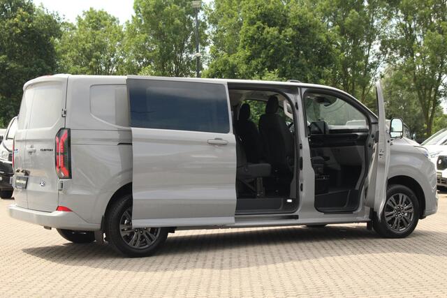 Ford TRANSIT CUSTOM E-Transit 320 L2H1 Limited DC | 71 kWh | 160kW/218pk | Driver Assist | Pro Power | Adap. Cruise | 360° Camera | Carplay/Android | Lease 824,- p/m