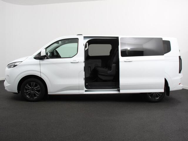 Ford TRANSIT CUSTOM 340 2.5 Automaat PHEV L2H1 Limited 9 PERS Navigatie Apple CarPlay Android Auto Camera Parkeerhulp Adaptive Cruise Control Dodehoekdetectie Stoel- en stuurverwarming Full Led Climate Control Lichtmetalen velgen