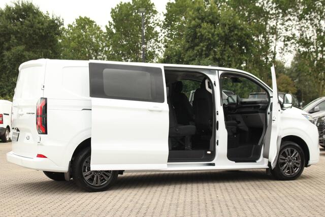 Ford TRANSIT CUSTOM E-Transit 320 L2H1 Limited DC | 71 kWh | 160kW/218pk | Driver Assist | Pro Power | Adap. Cruise | Stoel + Stuurverwarming | 360° Camera | Carplay/Android | Lease 824,- p/m