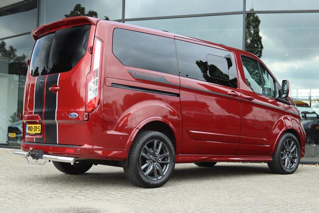 Ford TRANSIT CUSTOM 320 2.0 TDCI L1H1 185PK SPORT DC DUBBEL CABINE 5-PERS. | DUBBEL SCHUIFDEUR | CAMERA | CARPLAY | CRUISE ADAPT. | TREKHAAK