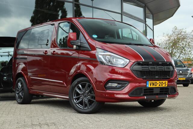 Ford TRANSIT CUSTOM 320 2.0 TDCI L1H1 185PK SPORT DC DUBBEL CABINE 5-PERS. | DUBBEL SCHUIFDEUR | CAMERA | CARPLAY | CRUISE ADAPT. | TREKHAAK