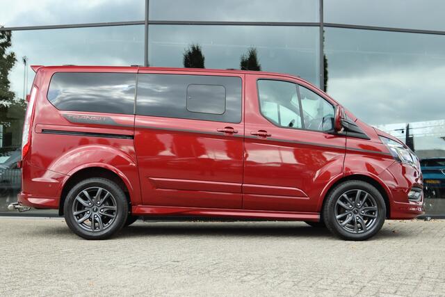 Ford TRANSIT CUSTOM 320 2.0 TDCI L1H1 185PK SPORT DC DUBBEL CABINE 5-PERS. | DUBBEL SCHUIFDEUR | CAMERA | CARPLAY | CRUISE ADAPT. | TREKHAAK
