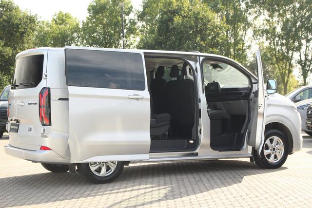 Ford TRANSIT CUSTOM E-Transit 320 L1H1 Kombi Limited | 9 persoons | 71kWh | 100kW/136pk | Trekgewicht 2300kg | Camera | Carplay/Android | Cruise | Lease 771,- p/m