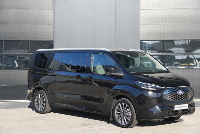 Ford TRANSIT CUSTOM E-Transit E-Tourneo - 340 L2H1 Titanium X 218pk - Leder - ACC - DDS LED - Elektrische Deuren - Navi - 360 camera - Blind Spot - Rijklaar