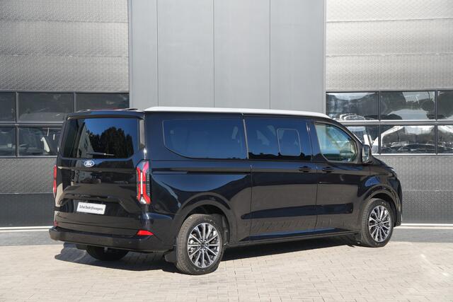Ford TRANSIT CUSTOM E-Transit E-Tourneo - 340 L2H1 Titanium X 218pk - Leder - ACC - DDS LED - Elektrische Deuren - Navi - 360 camera - Blind Spot - Rijklaar