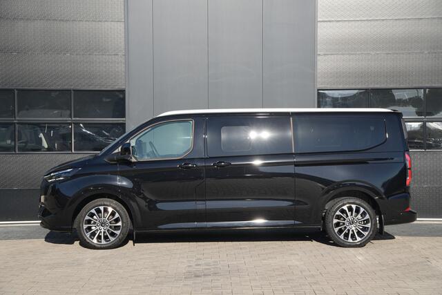 Ford TRANSIT CUSTOM E-Transit E-Tourneo - 340 L2H1 Titanium X 218pk - Leder - ACC - DDS LED - Elektrische Deuren - Navi - 360 camera - Blind Spot - Rijklaar