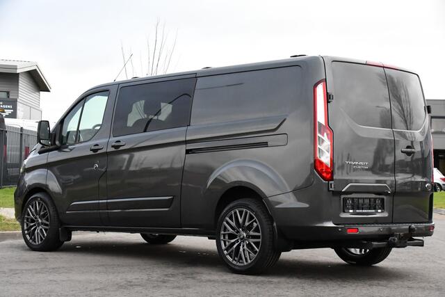 Ford TRANSIT CUSTOM 300 2.0 TDCI L2H1 DC Raptor Edition Limited Camera, Cruise, Carplay, 130pk, Automaat, Sensoren, Multimedia, 2 x Schuifdeur, UNIEK! – foto 3