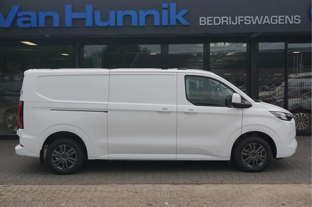 Ford TRANSIT CUSTOM e-Transit 320L 218PK 71KWH Limited AUT BPM VRIJ!! Apple CP / Android A, LED, 17" LM!! NR. EC20 – foto 5