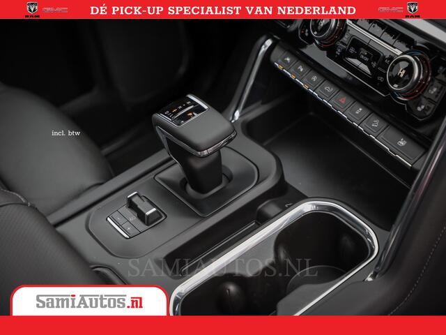 GMC SIERRA DENALI 6.2 V8 | HUD | 360CAMERA | HEAD-UP | APPLE CARPLAY | VIRTUAL COCKPIT | BLACK LEDER | | FULL OPTION | DUBBELE CABINE | 5 PERSOONS | PICK UP | VOORRAAD NR 431569