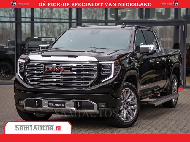 GMC SIERRA DENALI | All-In Prijs | 6,2 V8 Full Option | De Meest Luxe Pick-Up in zijn Klasse | Comfortabele Dubbele Cabine met Royale 5 Zitplaatsen | BPM vrij | Nu Leverbaar uit Voorraad | Voorraad Nr 420229