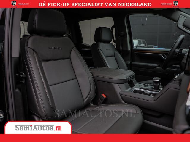 GMC SIERRA DENALI | All-In Prijs | 6,2 V8 Full Option | De Meest Luxe Pick-Up in zijn Klasse | Comfortabele Dubbele Cabine met Royale 5 Zitplaatsen | BPM vrij | Nu Leverbaar uit Voorraad | Voorraad Nr 420229
