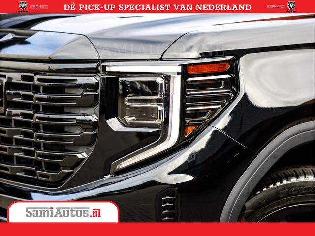 GMC SIERRA DENALI 6,2 V8 Full Option | De Meest Luxe Pick-Up in zijn Klasse | Comfortabele Dubbele Cabine met Royale 5 Zitplaatsen | BPM vrij | Nu Leverbaar uit Voorraad | Voorraad Nr 431569