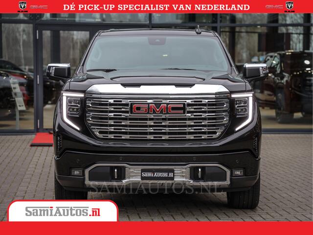 GMC SIERRA DENALI | All-In Prijs | 6,2 V8 Full Option | De Meest Luxe Pick-Up in zijn Klasse | Comfortabele Dubbele Cabine met Royale 5 Zitplaatsen | BPM vrij | Nu Leverbaar uit Voorraad | Voorraad Nr 434420
