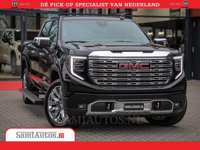 GMC SIERRA DENALI | All-In Prijs | 6,2 V8 Full Option | De Meest Luxe Pick-Up in zijn Klasse | Comfortabele Dubbele Cabine met Royale 5 Zitplaatsen | BPM vrij | Nu Leverbaar uit Voorraad | Voorraad Nr 434420