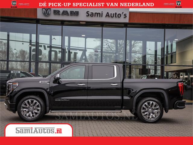 GMC SIERRA DENALI | All-In Prijs | 6,2 V8 Full Option | De Meest Luxe Pick-Up in zijn Klasse | Comfortabele Dubbele Cabine met Royale 5 Zitplaatsen | BPM vrij | Nu Leverbaar uit Voorraad | Voorraad Nr 434420