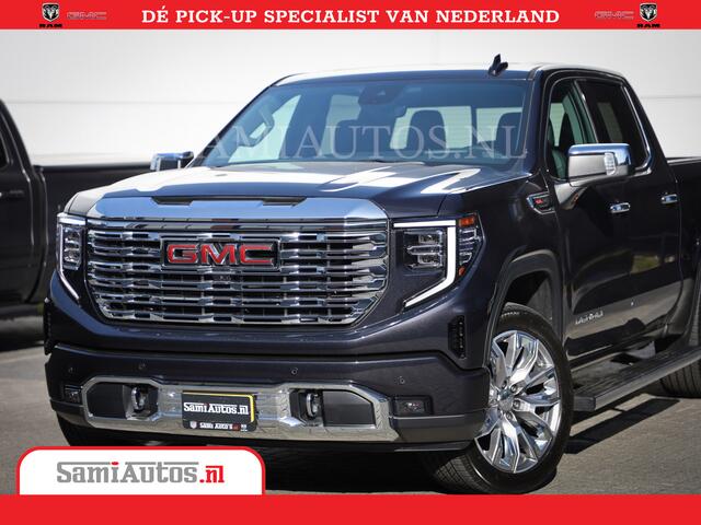 GMC SIERRA DENALI | All-In Prijs | 6,2 V8 Full Option | De Meest Luxe Pick-Up in zijn Klasse | Comfortabele Dubbele Cabine met Royale 5 Zitplaatsen | BPM vrij | Nu Leverbaar uit Voorraad | Voorraad Nr 420334