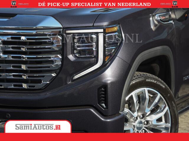 GMC SIERRA DENALI | All-In Prijs | 6,2 V8 Full Option | De Meest Luxe Pick-Up in zijn Klasse | Comfortabele Dubbele Cabine met Royale 5 Zitplaatsen | BPM vrij | Nu Leverbaar uit Voorraad | Voorraad Nr 420334