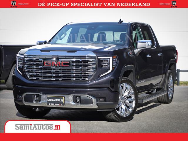 GMC SIERRA DENALI | All-In Prijs | 6,2 V8 Full Option | De Meest Luxe Pick-Up in zijn Klasse | Comfortabele Dubbele Cabine met Royale 5 Zitplaatsen | BPM vrij | Nu Leverbaar uit Voorraad | Voorraad Nr 420229