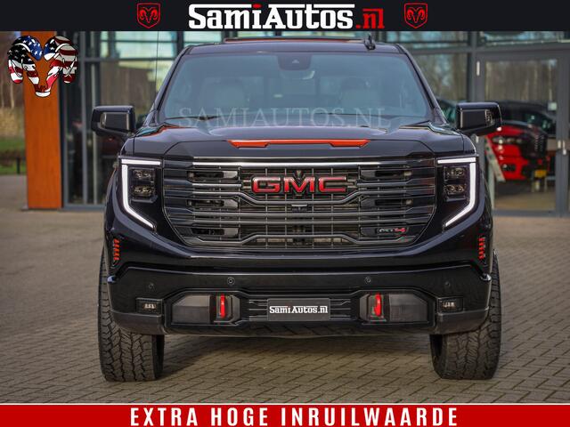 GMC SIERRA AT4 6.2 V8 | Alle opties | Dubbele Cabine met Royale 5 Zitplaatsen | BPM vrij | Nu Leverbaar uit Voorraad | Voorraad Nr 248378 |