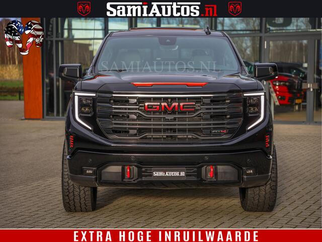GMC SIERRA AT4 6.2 V8 4X4 | VIRTUAL COCKPIT | HUD | BOM VOL | DC | RAM DEALER NEDERLAND | Dubbele Cabine met Royale 5 Zitplaatsen | BPM vrij | Nu Leverbaar uit Voorraad | Voorraad Nr 248378 |