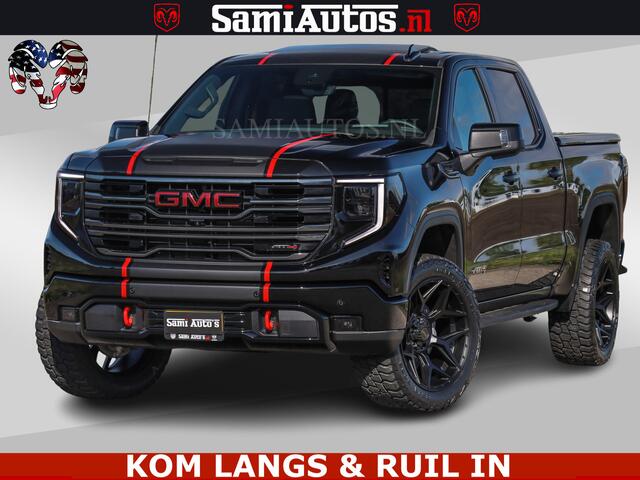 GMC SIERRA AT4 6.2 V8 4X4 | VIRTUAL COCKPIT | LPG | HUD | BOM VOL | DC | RAM DEALER NEDERLAND | Dubbele Cabine met Royale 5 Zitplaatsen | BPM vrij | Nu Leverbaar uit Voorraad | Voorraad Nr 261530 |