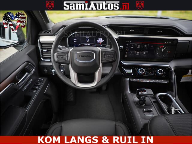GMC SIERRA DENALI | All-In Prijs | 6,2 V8 Full Option | De Meest Luxe Pick-Up in zijn Klasse | Comfortabele Dubbele Cabine met Royale 5 Zitplaatsen | BPM vrij | Nu Leverbaar uit Voorraad | Voorraad Nr 2232