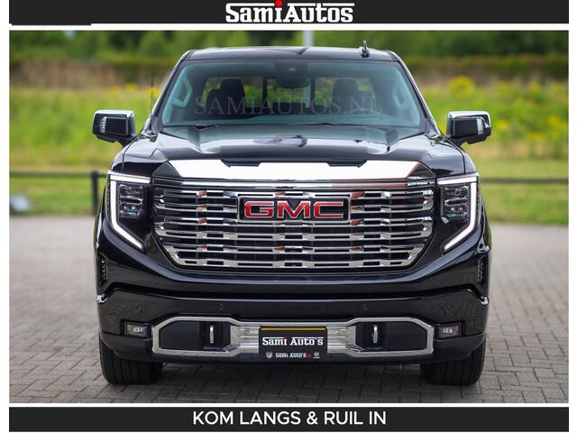 GMC SIERRA DENALI | All-In Prijs | 6,2 V8 Full Option | De Meest Luxe Pick-Up in zijn Klasse | Comfortabele Dubbele Cabine met Royale 5 Zitplaatsen | BPM vrij | Nu Leverbaar uit Voorraad | Voorraad Nr 2232 | De specialist in Amerikaanse pick-ups in Nederland en Europa.