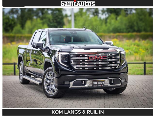 GMC SIERRA DENALI | All-In Prijs | 6,2 V8 Full Option | De Meest Luxe Pick-Up in zijn Klasse | Comfortabele Dubbele Cabine met Royale 5 Zitplaatsen | BPM vrij | Nu Leverbaar uit Voorraad | Voorraad Nr 2232 | De specialist in Amerikaanse pick-ups in Nederland en Europa.