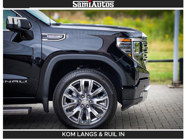 GMC SIERRA DENALI | All-In Prijs | 6,2 V8 Full Option | De Meest Luxe Pick-Up in zijn Klasse | Comfortabele Dubbele Cabine met Royale 5 Zitplaatsen | BPM vrij | Nu Leverbaar uit Voorraad | Voorraad Nr 2232 | De specialist in Amerikaanse pick-ups in Nederland en Europa.
