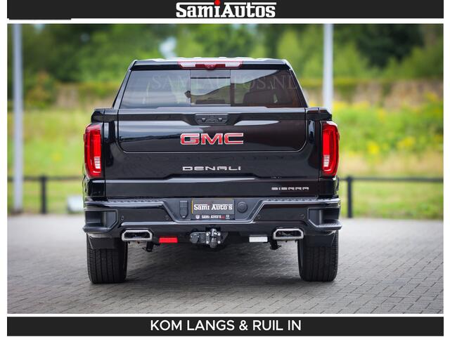 GMC SIERRA DENALI | All-In Prijs | 6,2 V8 Full Option | De Meest Luxe Pick-Up in zijn Klasse | Comfortabele Dubbele Cabine met Royale 5 Zitplaatsen | BPM vrij | Nu Leverbaar uit Voorraad | Voorraad Nr 2232 | De specialist in Amerikaanse pick-ups in Nederland en Europa.
