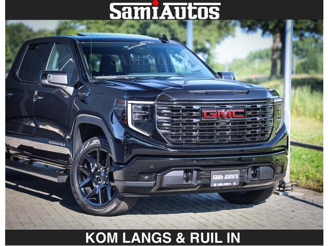 GMC SIERRA DENALI 6.2 V8 426PK Full Option | De Meest Luxe Pick-Up in zijn Klasse | Comfortabele Dubbele Cabine met Royale 5 Zitplaatsen | BPM vrij | Nu Leverbaar uit Voorraad | Voorraad Nr 2058 | De specialist in Amerikaanse pick-ups in Nederland en Europa.