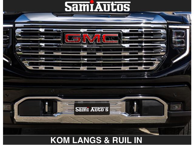 GMC SIERRA DENALI | All-In Prijs | 6,2 V8 Full Option | De Meest Luxe Pick-Up in zijn Klasse | Comfortabele Dubbele Cabine met Royale 5 Zitplaatsen | BPM vrij | Nu Leverbaar uit Voorraad | Voorraad Nr 1539 | De specialist in Amerikaanse pick-ups in Nederland en Europa.