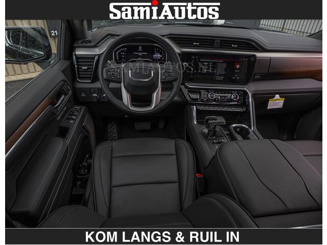 GMC SIERRA DENALI | All-In Prijs | 6,2 V8 Full Option | De Meest Luxe Pick-Up in zijn Klasse | Comfortabele Dubbele Cabine met Royale 5 Zitplaatsen | BPM vrij | Nu Leverbaar uit Voorraad | Voorraad Nr 1539 | De specialist in Amerikaanse pick-ups in Nederland en Europa.