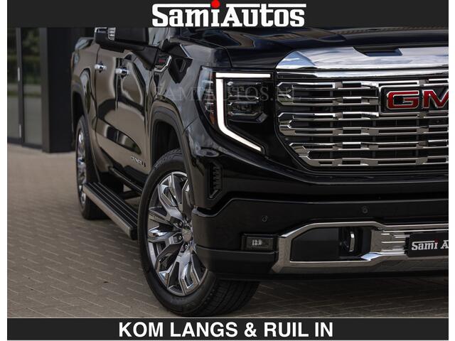 GMC SIERRA DENALI | All-In Prijs | 6,2 V8 Full Option | De Meest Luxe Pick-Up in zijn Klasse | Comfortabele Dubbele Cabine met Royale 5 Zitplaatsen | BPM vrij | Nu Leverbaar uit Voorraad | Voorraad Nr 2232 | De specialist in Amerikaanse pick-ups in Nederland en Europa.