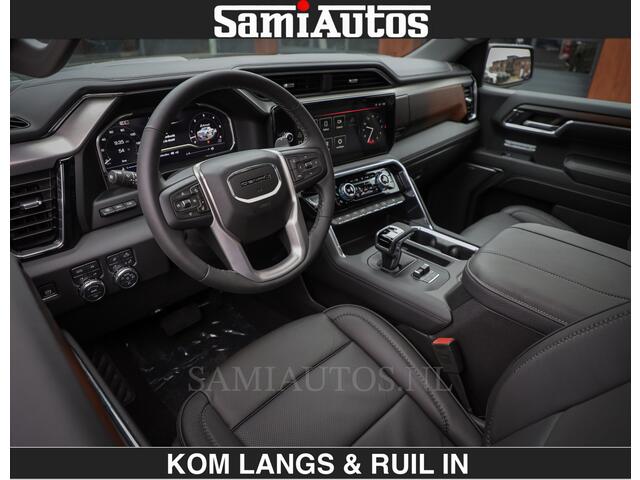 GMC SIERRA DENALI 6.2 V8 426PK Full Option | De Meest Luxe Pick-Up in zijn Klasse | Comfortabele Dubbele Cabine met Royale 5 Zitplaatsen | BPM vrij | Nu Leverbaar uit Voorraad | Voorraad Nr 2252 | De specialist in Amerikaanse pick-ups in Nederland en Europa.