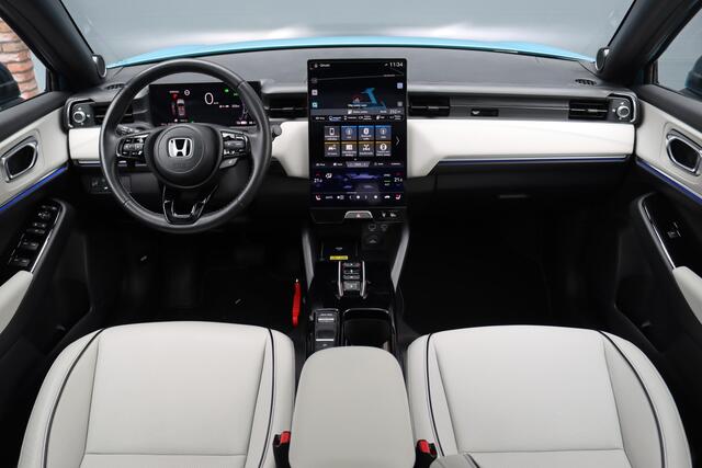 Honda - E Elegance 69 kWh | Panoramadak | Adaptieve Cruise Control | Verwarmd Stuurwiel | Leder | Surround Camera | Apple Carplay/Android Auto | Dodehoekassistent | Stoelverwarming |