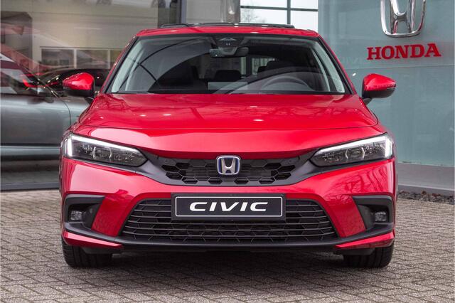 Honda CIVIC 2.0 e:HEV Advance - Cons. prijs rijklaar | Schuifdak | Navi | Leder