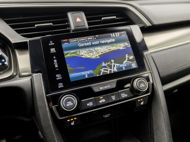 Honda CIVIC 1.0 i-VTEC Sport Automaat (NAVIGATIE, CAMERA, ZWART HEMEL, SPORTSTOELEN, ADAPTIVE CRUISE, TREKHAAK, NIEUWE APK, NIEUWSTAAT)