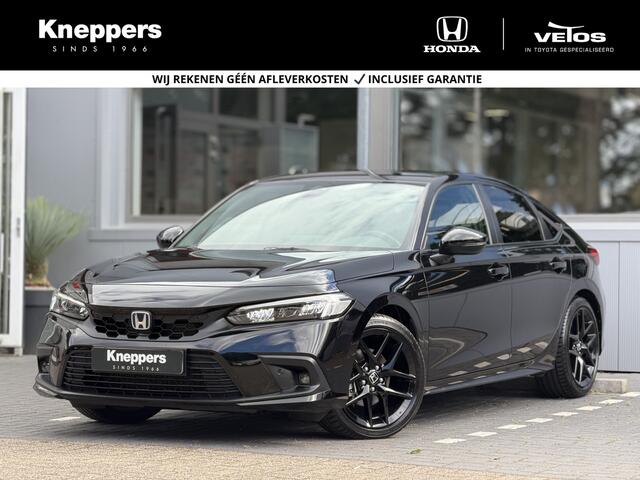 Honda CIVIC 2.0 e:HEV Sport | GEEN AFLEVERKOSTEN | Parkeersensoren, Dodehoekdetectie, Voorstoelen verwarmd.