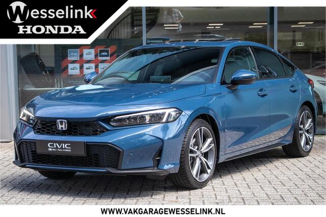 Honda CIVIC 2.0 e:HEV Advance - Cons. prijs rijklaar | Schuifdak | Navi | Leder