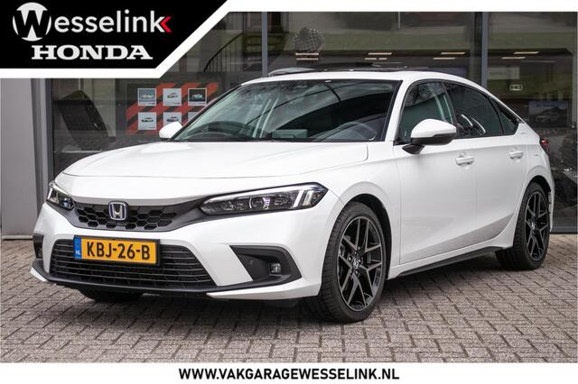 Honda CIVIC 2.0 e:HEV Advance -Prijs rijklaar | Schuifdak | Navi | Leder