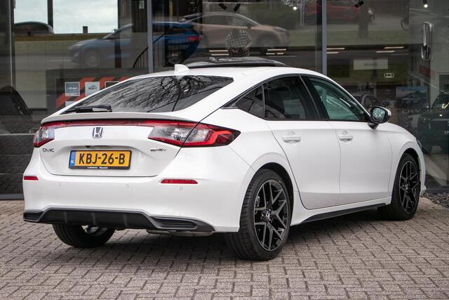 Honda CIVIC 2.0 e:HEV Advance -Prijs rijklaar | Schuifdak | Navi | Leder