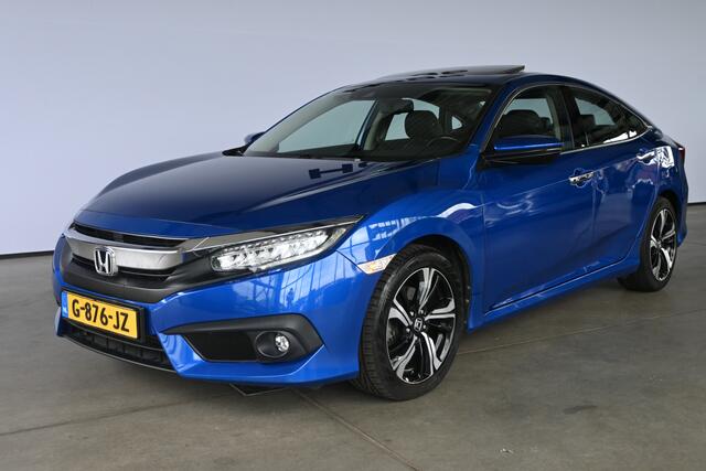 Honda CIVIC 1.5 i-VTEC Executive Automaat Cruise control Clima Navigatie Schuifdak Stoelverwarming Leder Inruil Mogelijk!